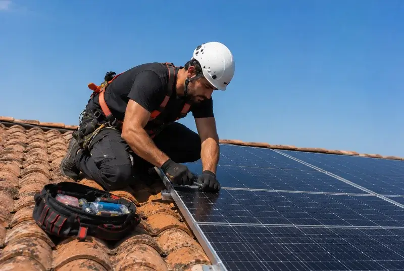 Maintenance et monitoring de panneaux solaires à Uzès