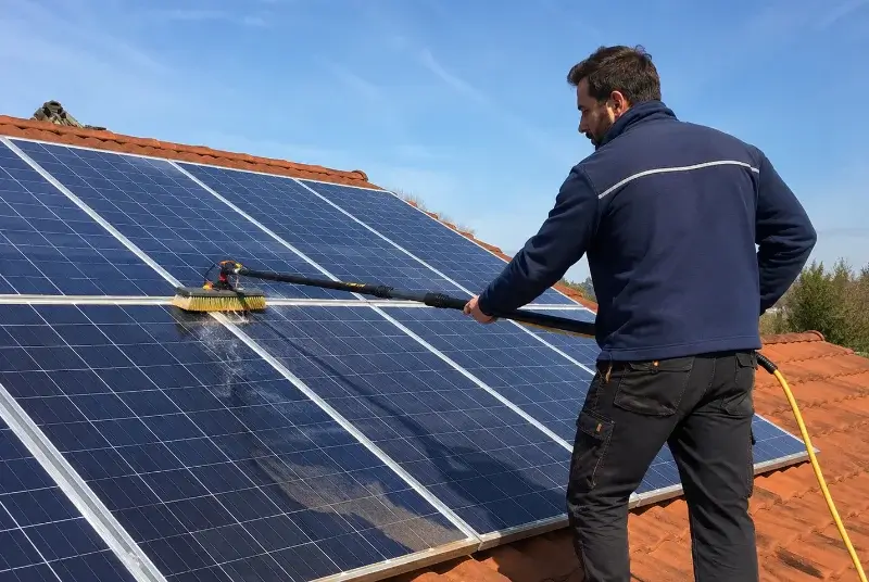 Nettoyage et entretien de panneaux solaires à Uzès